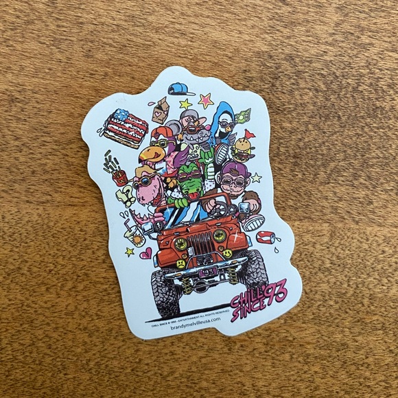 Free add-on with orders $20+: Brandy Melville Sticker - Picture 1 of 1